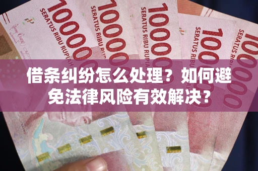 北京借条纠纷怎么处理？如何避免法律风险有效解决？