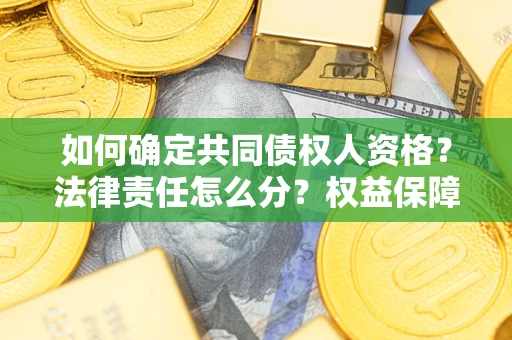 北京如何确定共同债权人资格？法律责任怎么分？权益保障技巧揭秘！