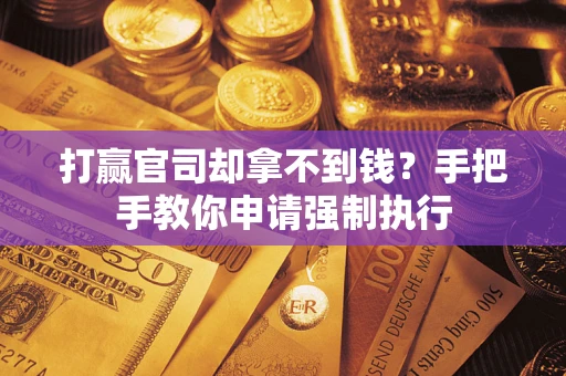 北京打赢官司却拿不到钱？手把手教你申请强制执行
