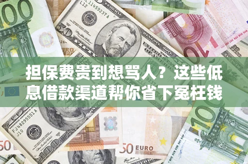 北京担保费贵到想骂人？这些低息借款渠道帮你省下冤枉钱