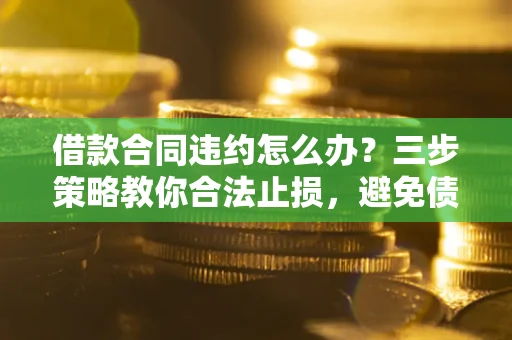 北京借款合同违约怎么办？三步策略教你合法止损，避免债务危机升级