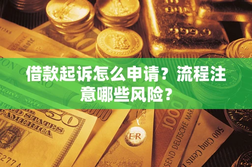 北京借款起诉怎么申请？流程注意哪些风险？