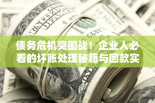 北京债务危机突围战！企业人必看的坏账处理秘籍与回款实战指南